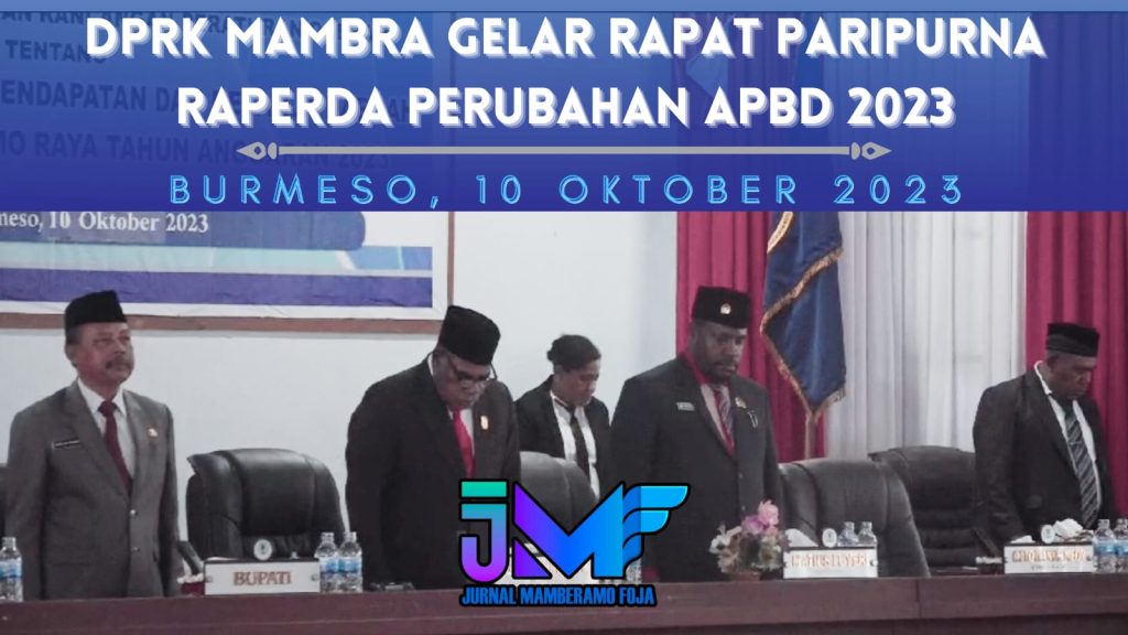 DPRK Mambra Gelar Rapat Paripurna Raperda Perubahan APBD Tahun Anggaran 2023