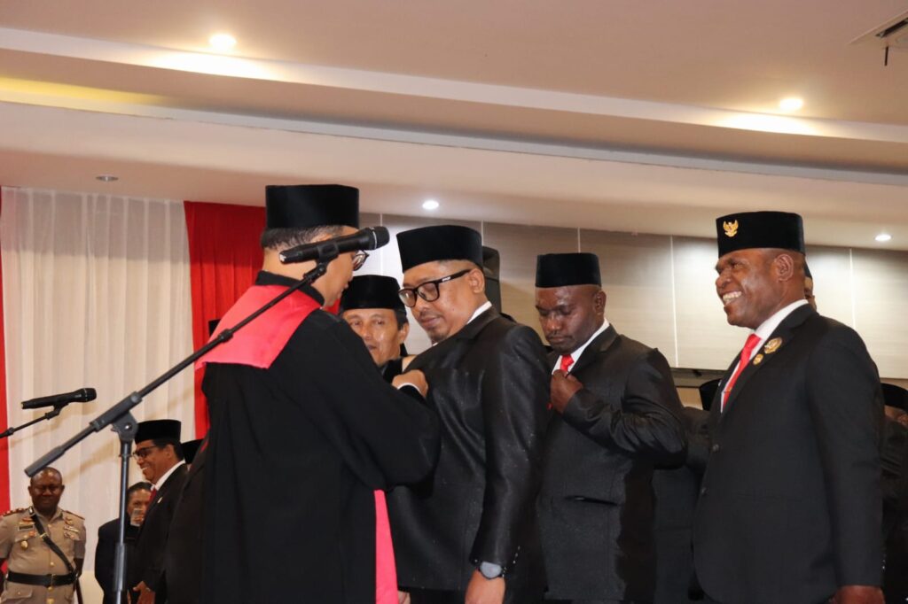 Anggota DPRD Kabupaten Jayapura Muhammad Akbar Ucapkan Terima Kasih Setelah Dilantik