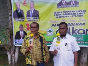 Hadiri HUT ke-60 Partai Golkar, Yanto Eluay Serukan Kader Solid Menangkan JOAN dan Mari-Yo di Pilkada 2024