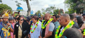 Kampanye Terbuka di Sarmi, Pasangan Mari-Yo dan Yanni-Jemmi Janjikan Akses dan Pembangunan