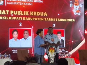 Debat Kedua Pilkada Sarmi 2024: Insiden Lampu Padam Warnai Penyampaian Visi Misi Paslon