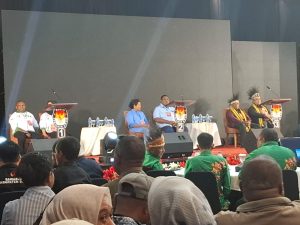 Debat Kedua Pilkada Sarmi 2024: Lampu Padam Tak Hentikan Semangat Paslon Nomor Urut 2