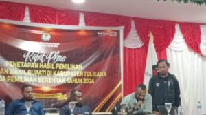KPU Tetapkan Willem Wandik-Yotam Wonda Pemenang Pilkada Tolikara 2024