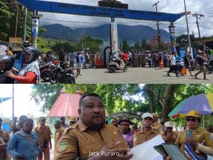 ASN Demo serta Palang Kantor Bupati Jayapura, Tuntut Hak dan Transparansi Anggaran