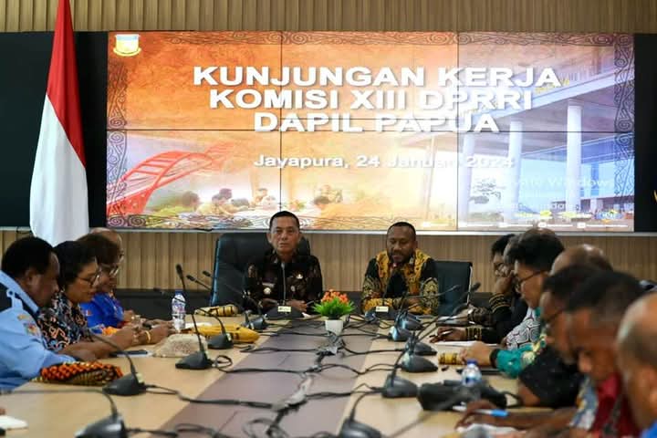 PJ Gubernur Papua dan Anggota DPR RI Dapil Papua Bahas Isu Strategis