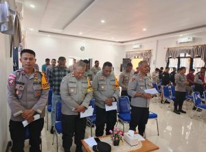 Polres Jayapura Perkuat Mental dan Spiritual Personel Lewat Pembinaan Rohani