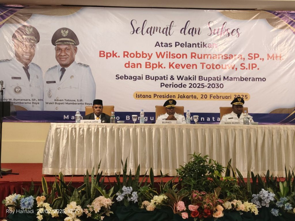 Bupati dan Wakil Bupati Mamberamo Raya Gelar Makan Bersama di Jakarta Usai Pelantikan