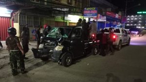 Sopir Gran Max Diamankan Usai Kecelakaan di Jembatan Tahara, Dua Pemotor Terluka