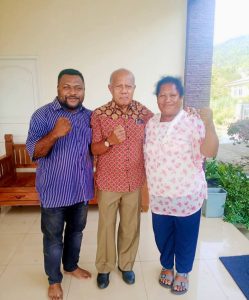 Tokoh Perempuan Biak di Sarmi dan seorang Pemuda Sarmi  Bahas Dukungan untuk PSU Pilkada Papua 2025