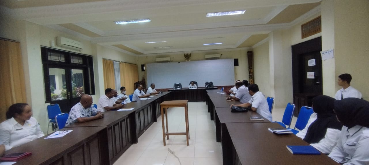 Tampak suasana rakor dipimpin Sekda 