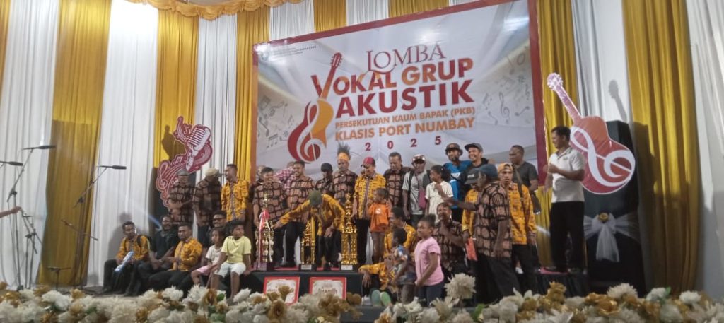 Mengangkat Semangat Pelayanan Melalui Musik: PKB GKI Imanuel Hamadi Raih Juara di Lomba Akustik Klasis Port Numbay