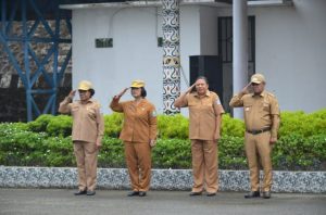 Wabup Haris Tegaskan Komitmen Soal Disiplin dan Kebersihan Usai Ikuti Apel Perdana