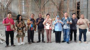 Gerindra Papua Tinjau Pembangunan Gereja Katolik Sang Penebus Sentani, Janji Sampaikan ke Pusat