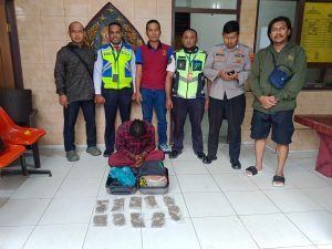 Polsek Kawasan Bandara Sentani dan BNNP Papua Gagalkan Penyelundupan Ganja ke Dekai