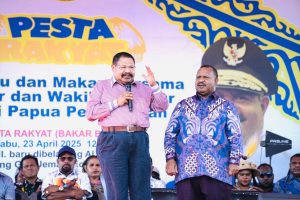 Gubernur John Tabo Serukan Rekonsiliasi Usai Pilgub: “Kita Satu, Kita Papua