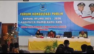 Forum Konsultasi Publik Ranwal RPJMD 2025–2029 Digelar, BAPPEDA Mamberamo Raya Serap Aspirasi Masyarakat