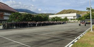 288 Personel Gabungan Amankan Laga PSBS Biak vs Barito Putera di Stadion Lukas Enembe