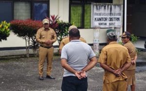 Wujudkan Visi Misi Kepala Daerah, Wabup Jayapura Pimpin Apel Pagi di Distrik Sentani Barat