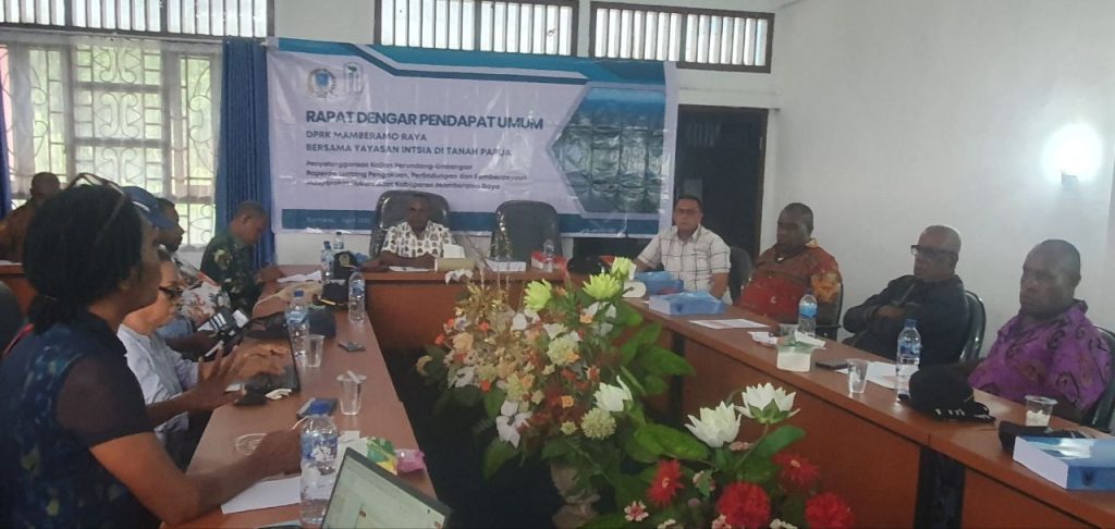 DPRK Mamberamo Raya Gelar RDP Bersama Yayasan Intsia Bahas Raperda Hukum Adat