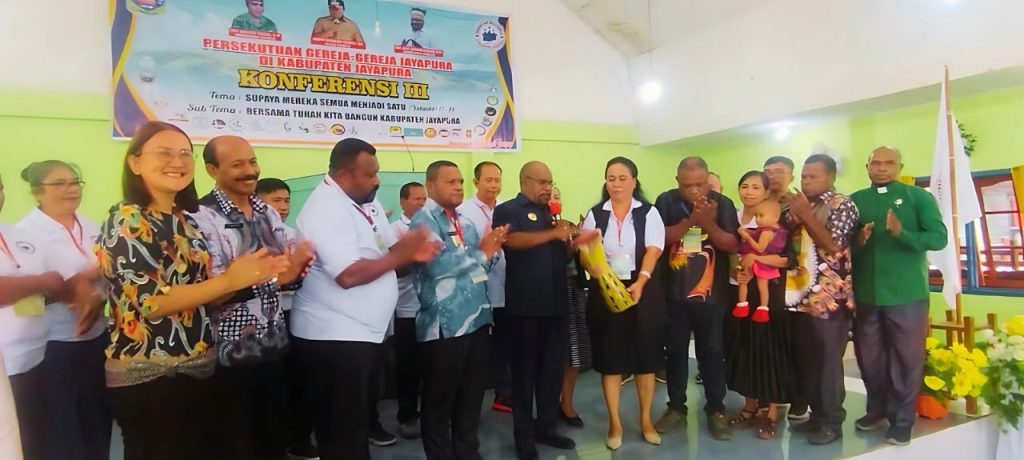 Bupati Jayapura Buka Konferensi III PGGJ, Dorong Persatuan Gereja dan Dukungan Penuh Pemerintah