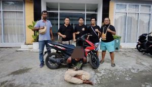 Tim Paniki Polsek Sentani Kota Tangkap Pelaku Curanmor, Satu Unit Motor Diamankan