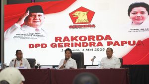 Rakorda DPD Gerindra Papua, Evaluasi Hasil Pemilu 2024 dan Persiapan Pemilu 2029