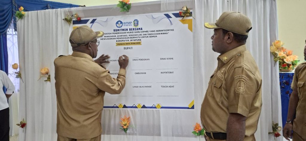 Pemkab Jayapura Dorong Penerimaan Siswa Baru yang Adil dan Transparan