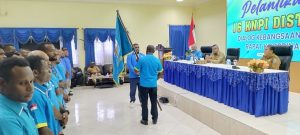 Lantik 16 Pengurus Distrik KNPI, Christopher Suebu Ajak Pemuda Aktif Dukung Pembangunan dan Jaga Kamtibmas