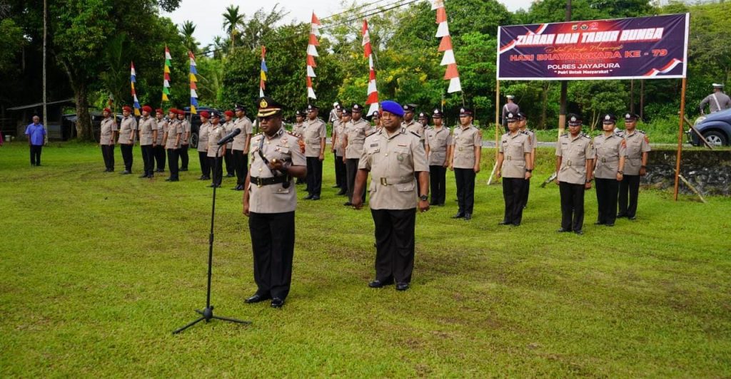 Kapolres Jayapura Ajak Personel Renungkan Arti Pengabdian di HUT Bhayangkara