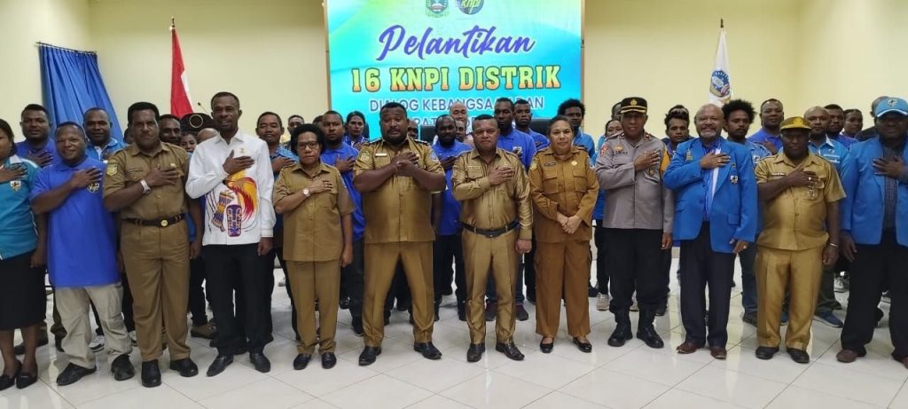 16 Pengurus KNPI Distrik Jayapura Resmi Dilantik, Wabup Harap Pemuda Aktif Dukung Pembangunan