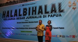 “Suara Damai dari Timur”: Halalbihalal Jurnalis Papua Tampilkan Wajah Kemanusiaan dan Solidaritas Profesi