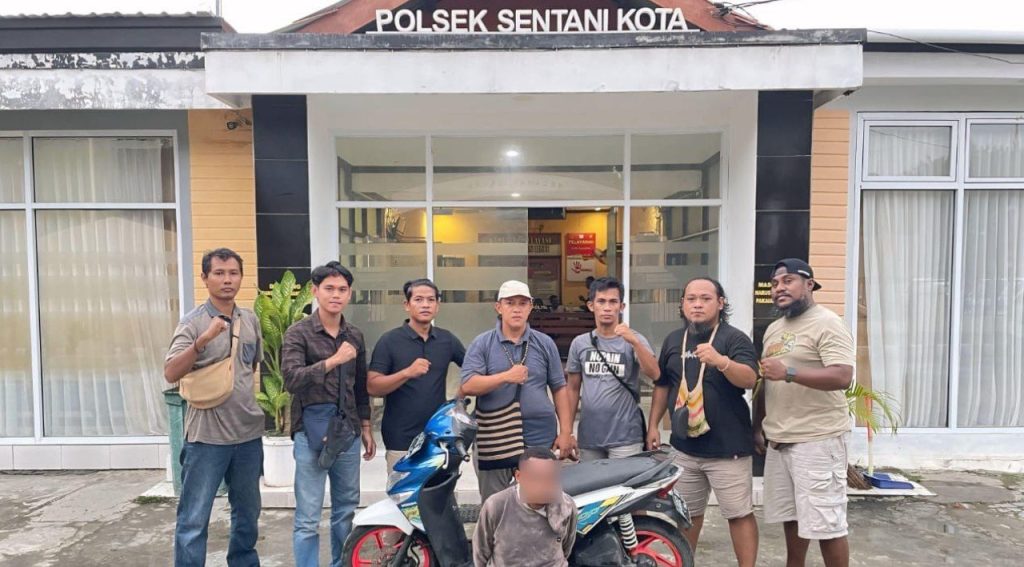 Kurang dari 12 Jam, Polisi Tangkap Pencuri Motor di Sentani
