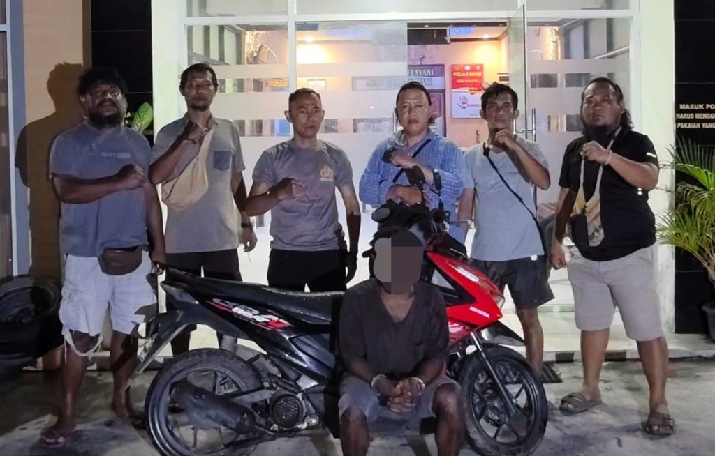 Mabuk dan Nekat Curi Motor, Remaja 19 Tahun Diciduk Tim Paniki di Depan Stadion Barnabas Youwe