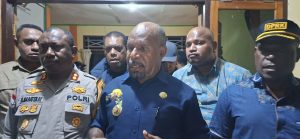 Bupati Jayapura Letakkan Batu Pertama Pembangunan Rumah Pastori GKI Nawa Wirway