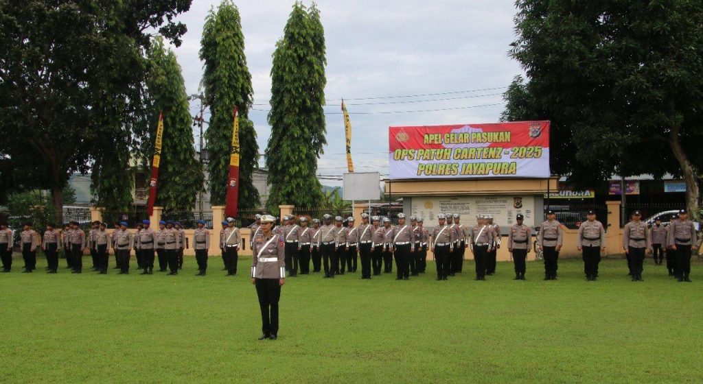 Operasi Patuh Cartenz 2025 Dimulai, Polres Jayapura Fokus Tertibkan Pelanggaran Lalu Lintas