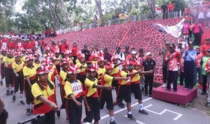 Pemkot Jayapura Gelar Lomba Gerak Jalan Sambut HUT RI ke-80