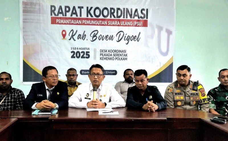 Pemerintah Tegaskan Netralitas dan Kesiapan Jelang PSU di Boven Digoel