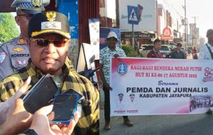 Wabup HRY: Aksi Bagi Bendera oleh Jurnalis Sentani Bukti Semangat Nasionalisme