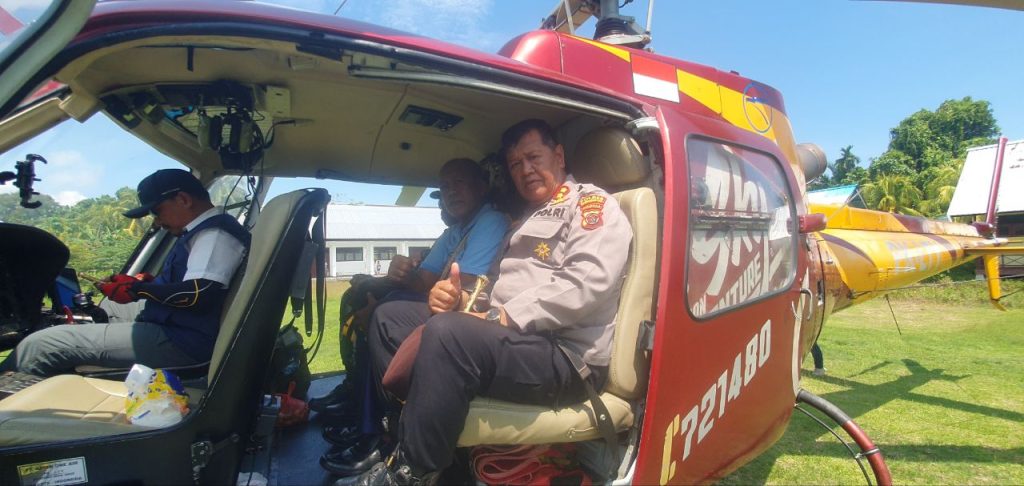 Forkopimda Mambra Pantau PSU dari Udara, Pastikan Aman