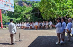 DPD Gerindra Papua Gelar Upacara HUT ke-80 RI, Tegaskan Pentingnya Persatuan