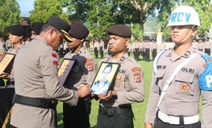 Lima Personel Polres Jayapura Diberhentikan Tidak Hormat, Upacara Dipimpin Wakapolres