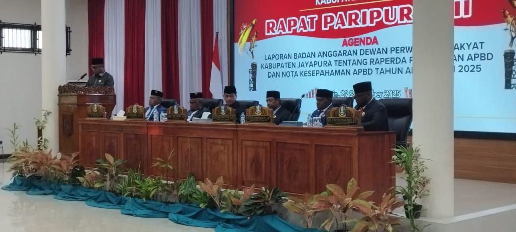 DPRK Jayapura Bahas APBD-P 2025, Tekankan Transparansi dan Optimalisasi Anggaran Daerah