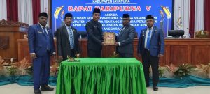 DPRK Jayapura Sahkan Perubahan APBD 2025 Jadi Perda, Fraksi-Fraksi Beri Catatan Kritis