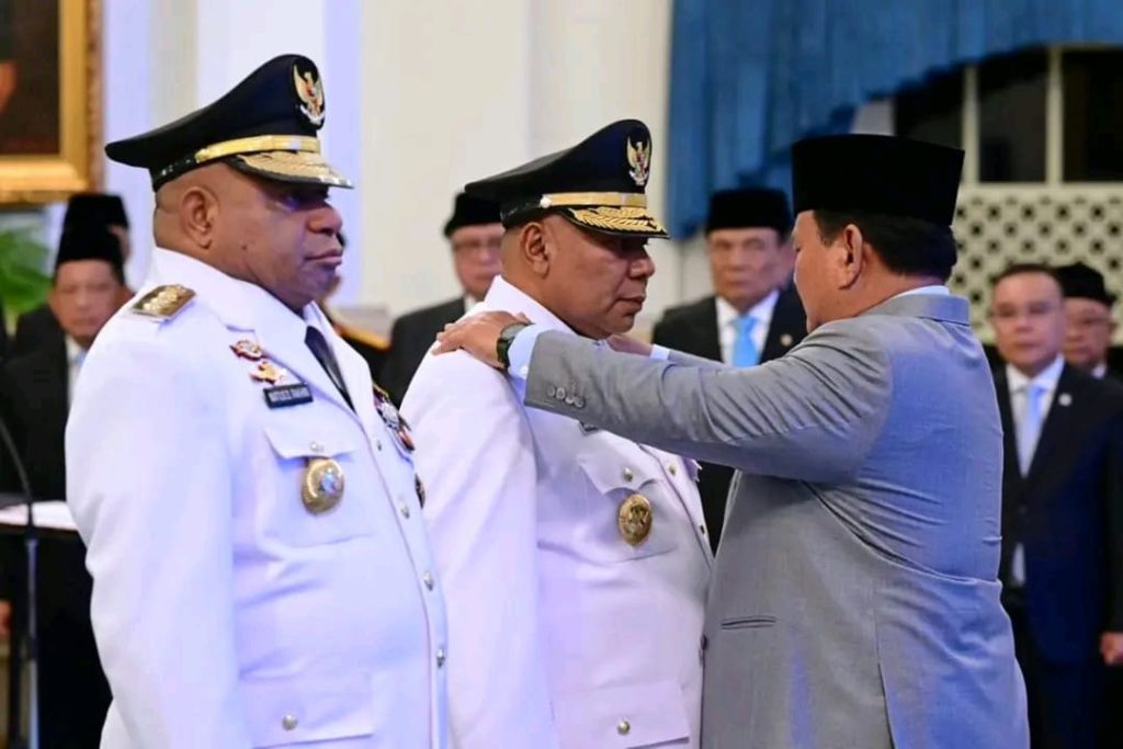 Presiden Prabowo Lantik Matius Fakhiri dan Aryoko Rumaropen: Awal Baru Kepemimpinan Papua Lima Tahun ke Depan