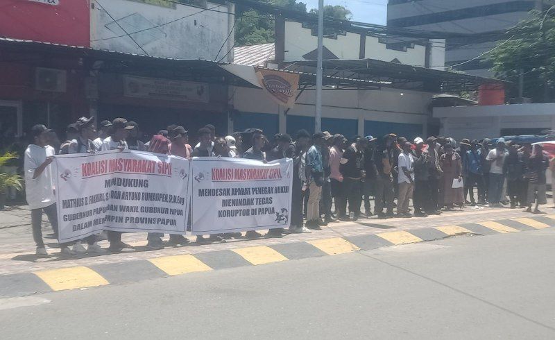 Aksi Damai di Jayapura, Masyarakat Desak Tindak Tegas Pejabat Korup dan Ungkap Kasus Kemanusiaan