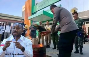 BBKSDA Bakar Mahkota Cenderawasih, Yan Mandenas: Itu Penghinaan terhadap Identitas Orang Papua