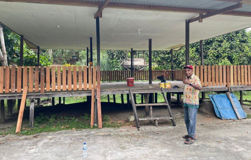Rumah Adat Sabron Direhab, Ondo Nico Sampaikan Terimakasih Kepada Presiden