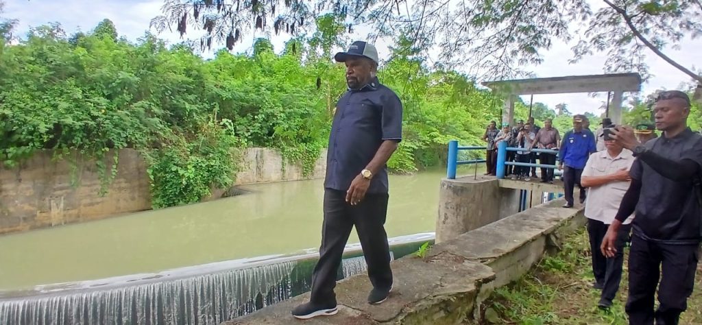 Bendungan Benyom Jaya Direvitalisasi, Air Bersih Mengalir ke Tiga Distrik di Grime Nawa