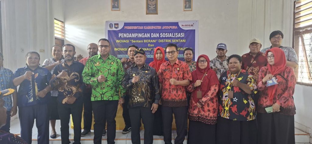 Sentani dan Ebungfauw Berinovasi, Wabup Haris: Distrik Harus Aman dan Nyaman