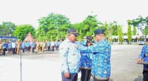 Launching Nametag ASN, Wabup Haris Ingatkan Pentingnya Tertib Jam Kerja